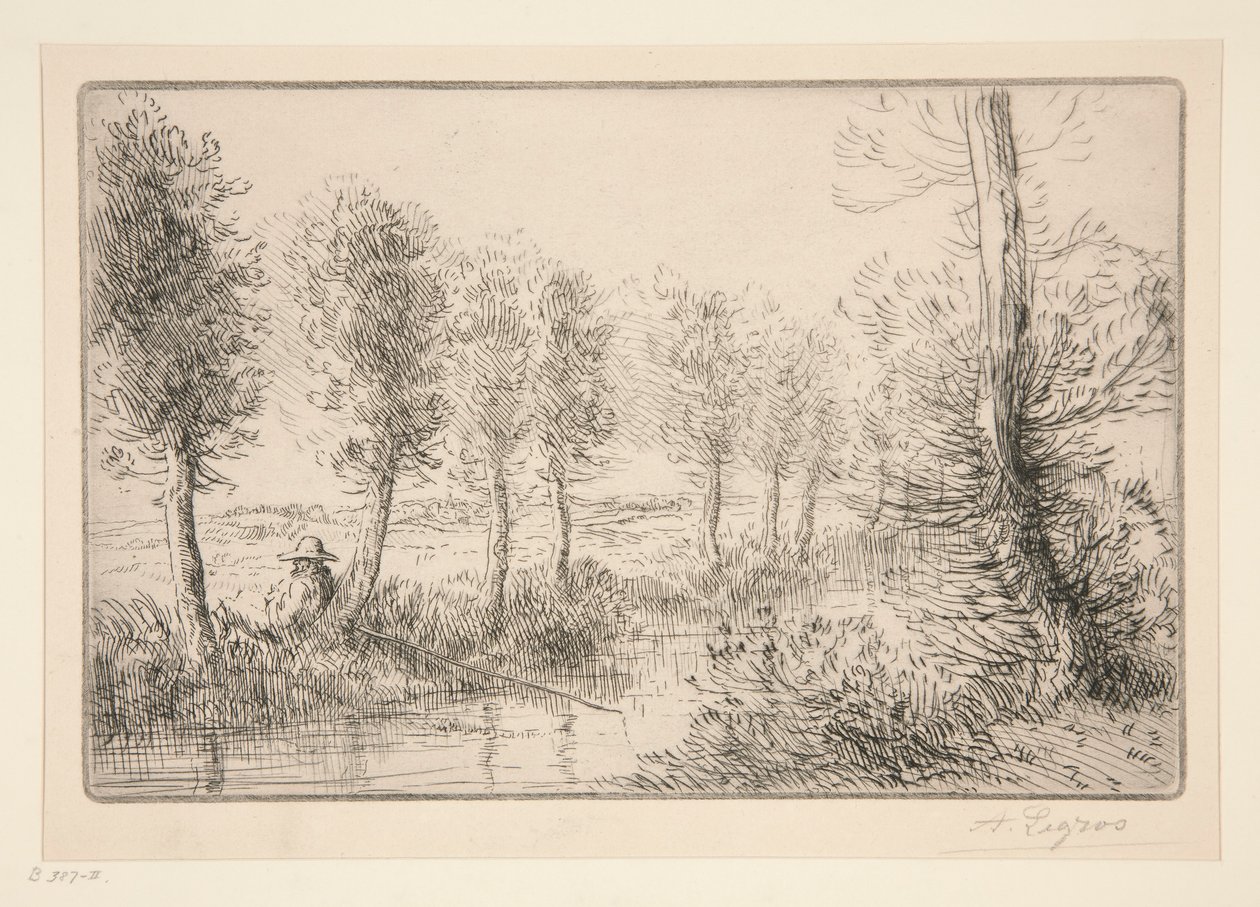 a malom közelében alkotó: Alphonse Legros