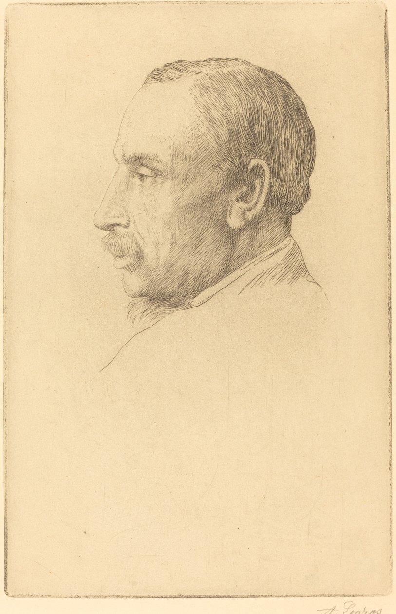 W. Cawthorne Unwin professzor alkotó: Alphonse Legros