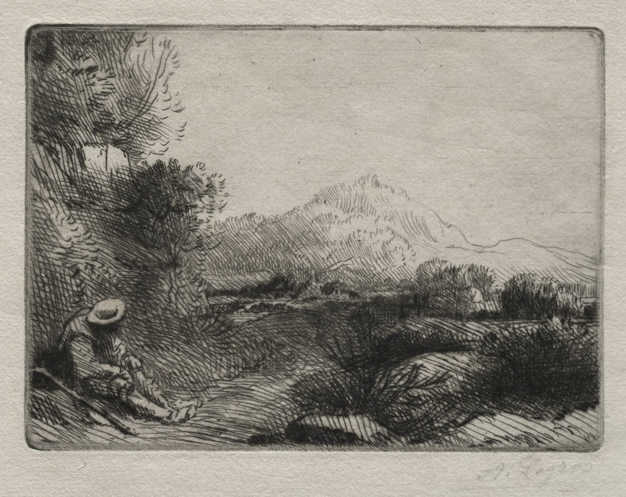 Az utazó többi része alkotó: Alphonse Legros
