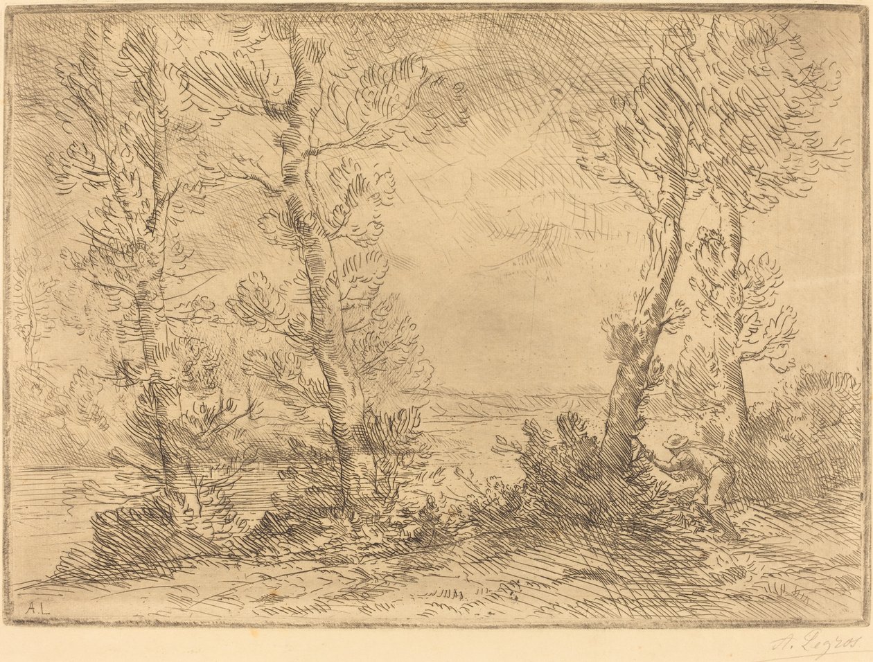 Lazachalász alkotó: Alphonse Legros