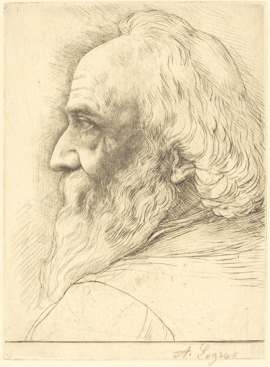 Önarckép, 12. tábla. alkotó: Alphonse Legros