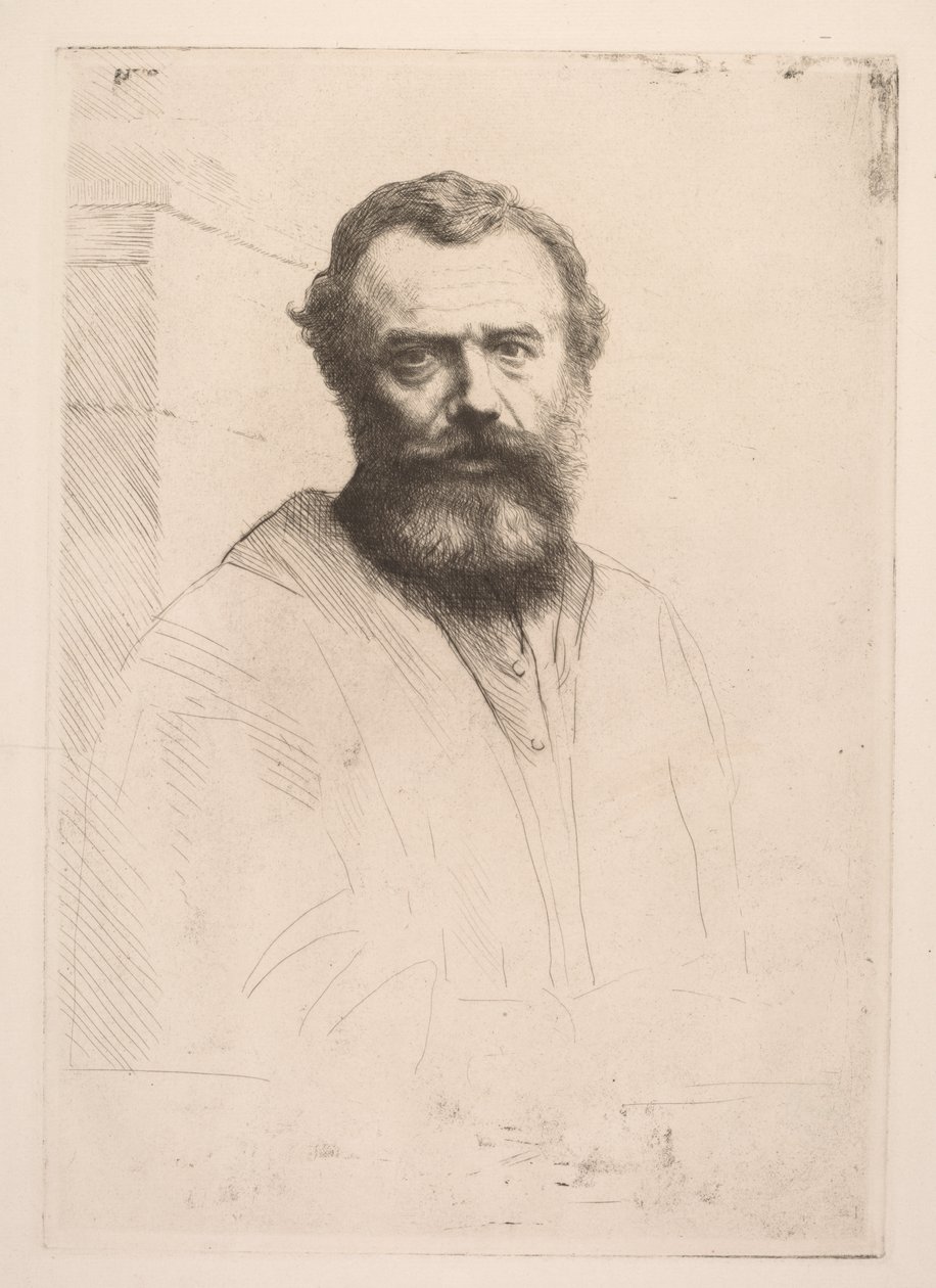 Önarckép harmadik lemez. alkotó: Alphonse Legros
