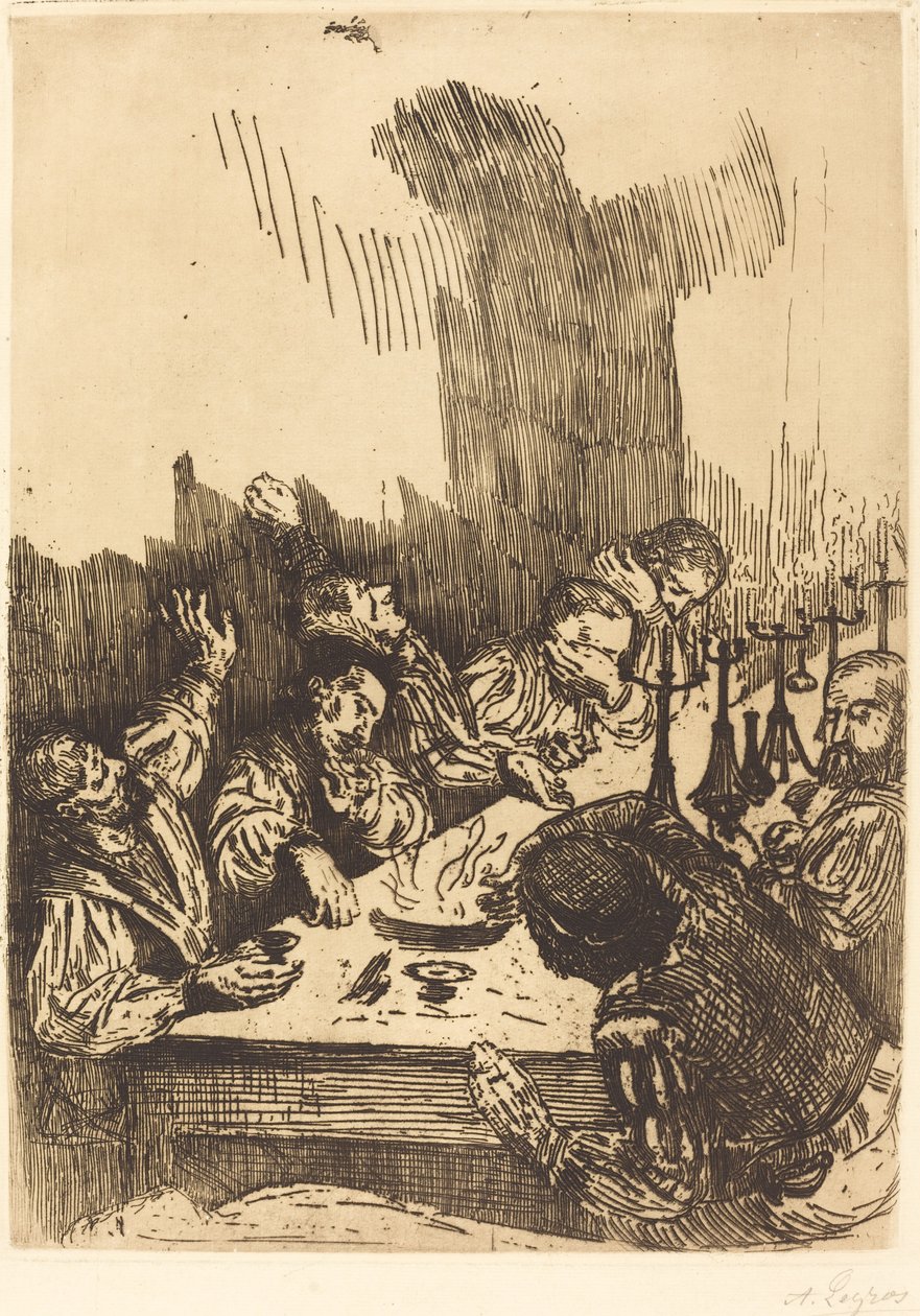 Shadow Ombre. alkotó: Alphonse Legros