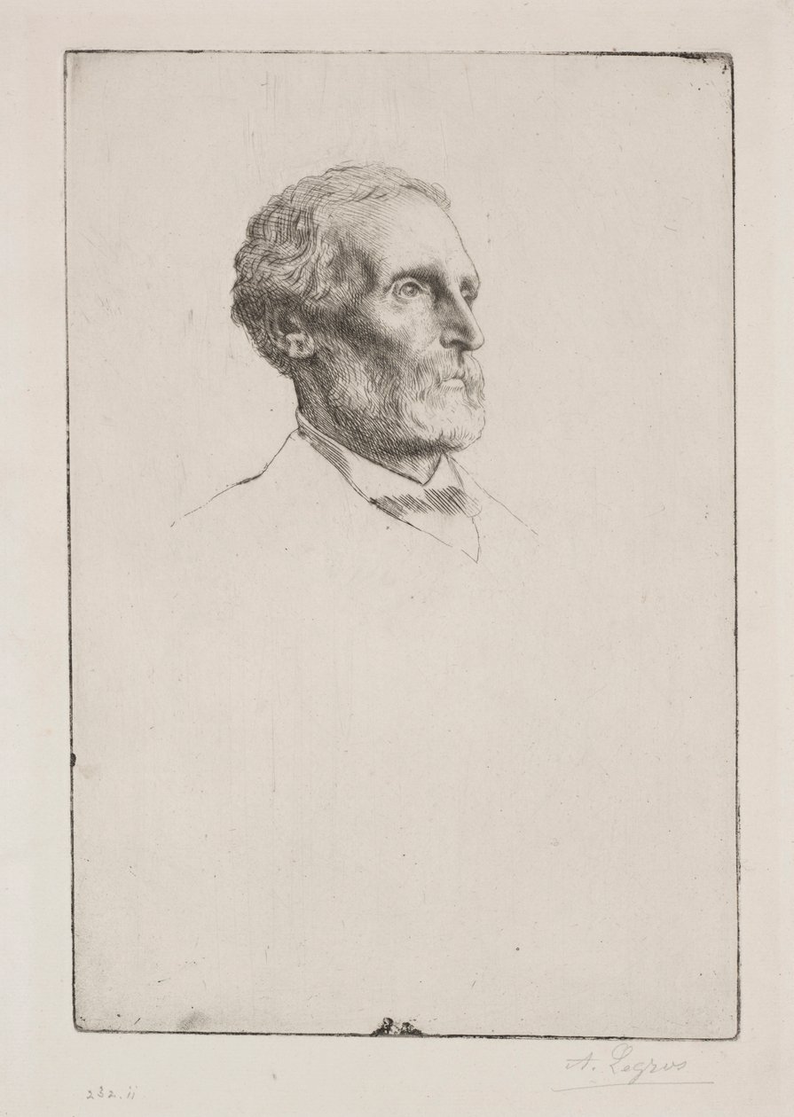 Sir Frederick W. Burton. alkotó: Alphonse Legros