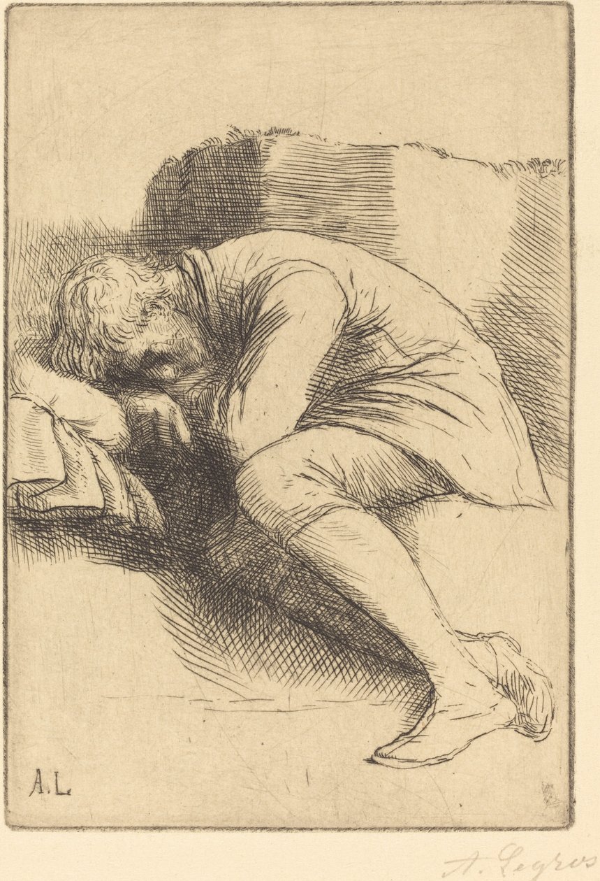 Sleeper Alvó. alkotó: Alphonse Legros
