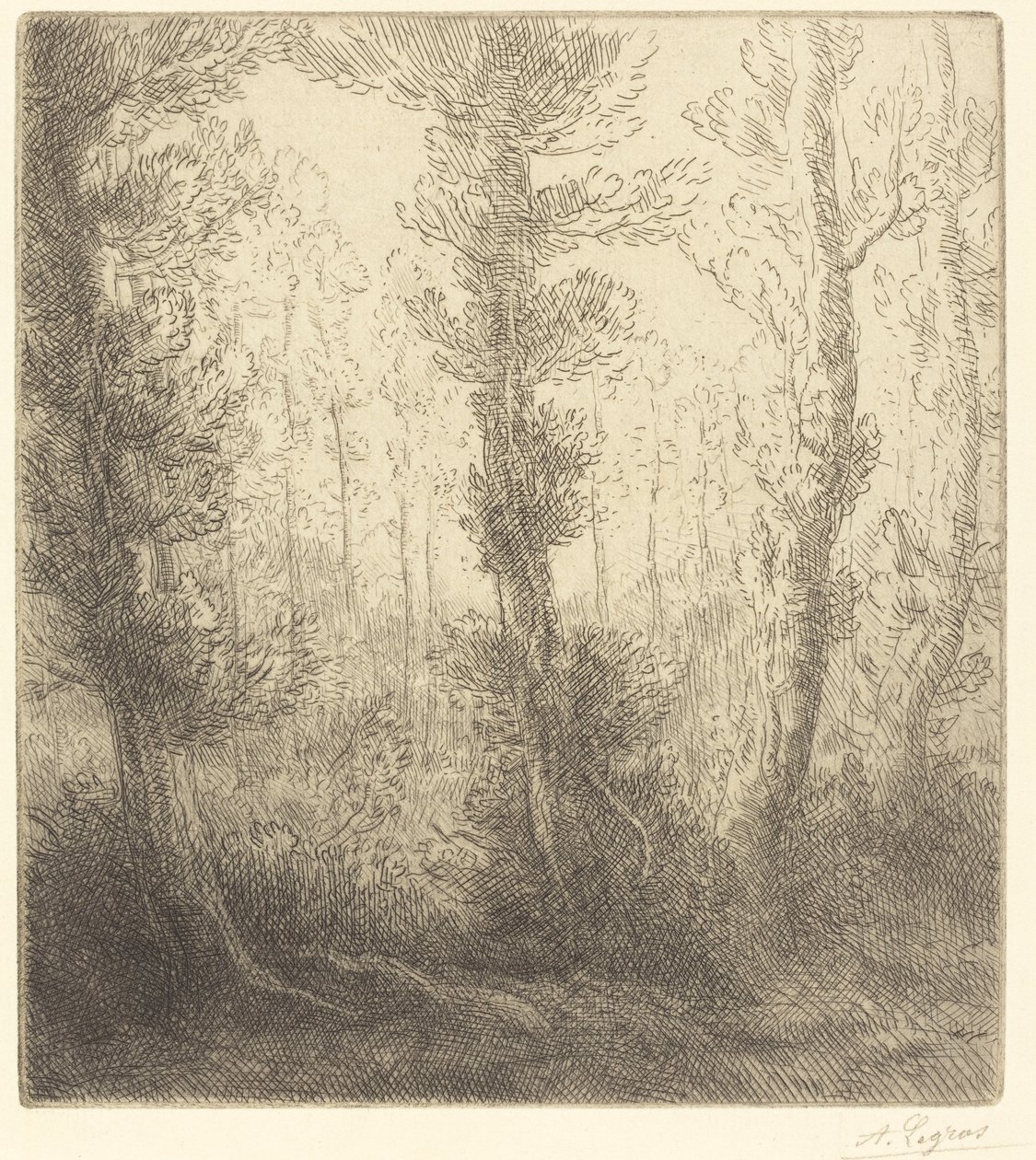 Kis tó A kis tó. alkotó: Alphonse Legros