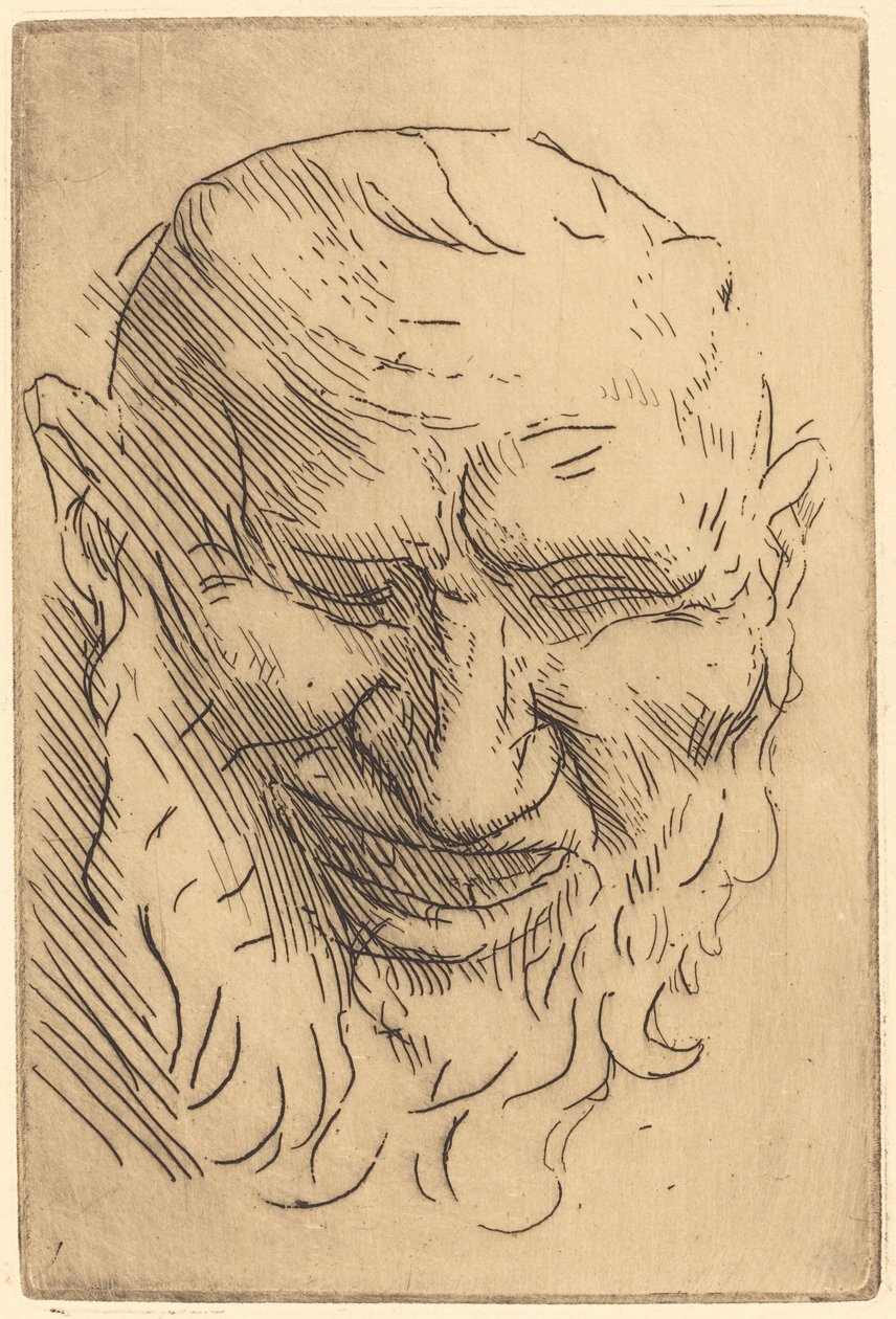 Kis szatír maszk Kis szatír maszk. alkotó: Alphonse Legros