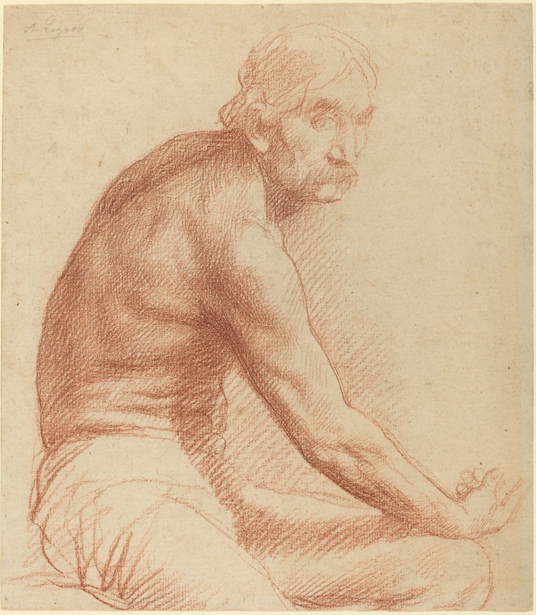 Egy görög tanulmánya. alkotó: Alphonse Legros