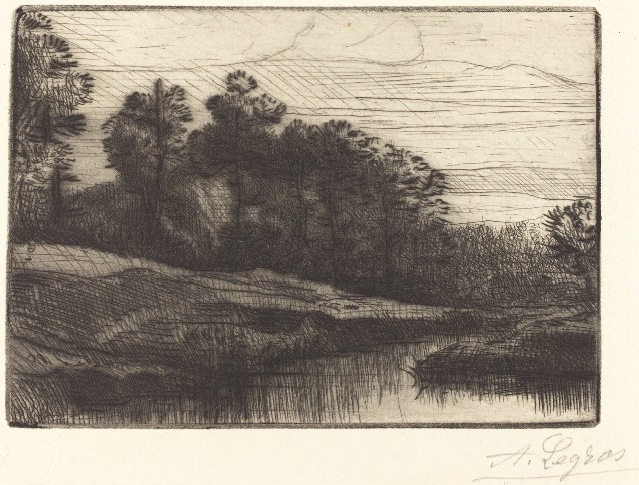 Naplemente (este (Naplemente)) alkotó: Alphonse Legros