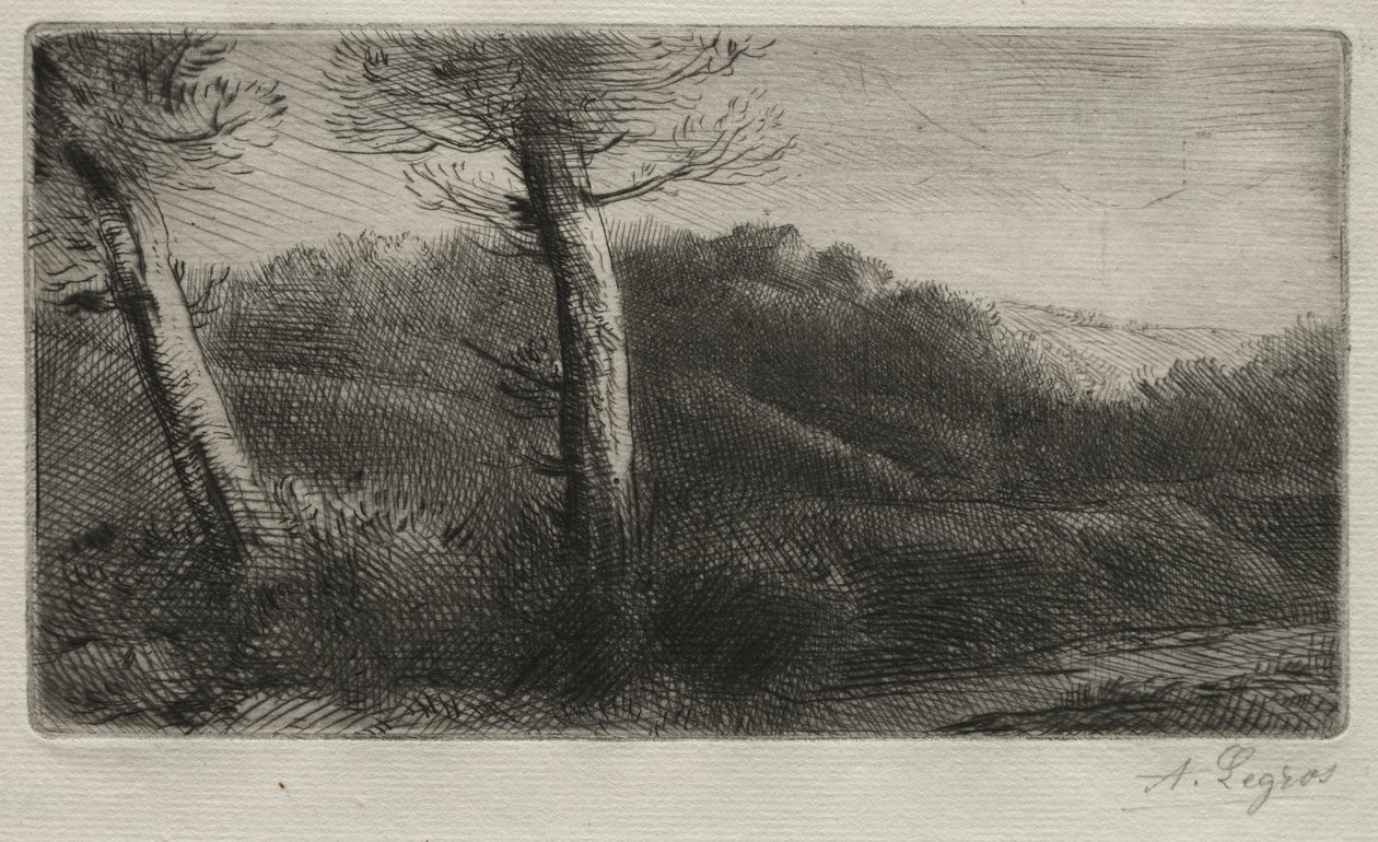 Napnyugta alkotó: Alphonse Legros