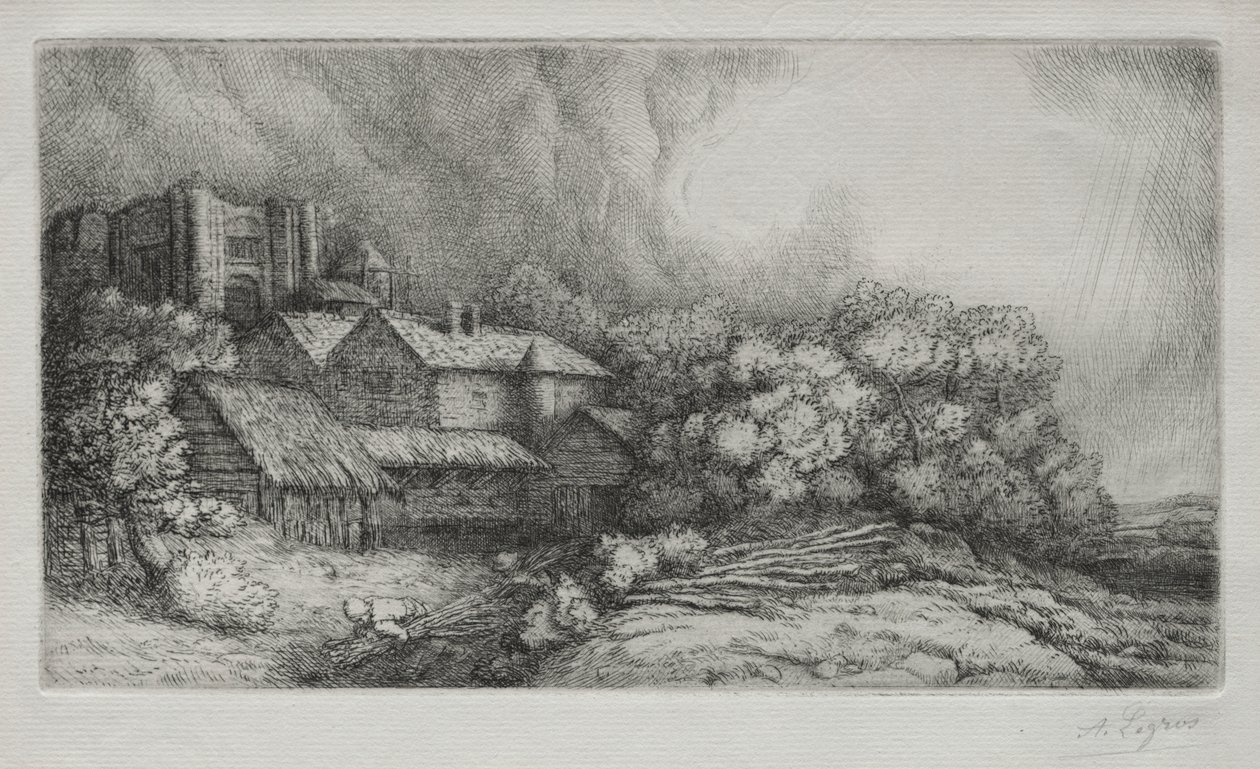 Az Abbey Farm alkotó: Alphonse Legros