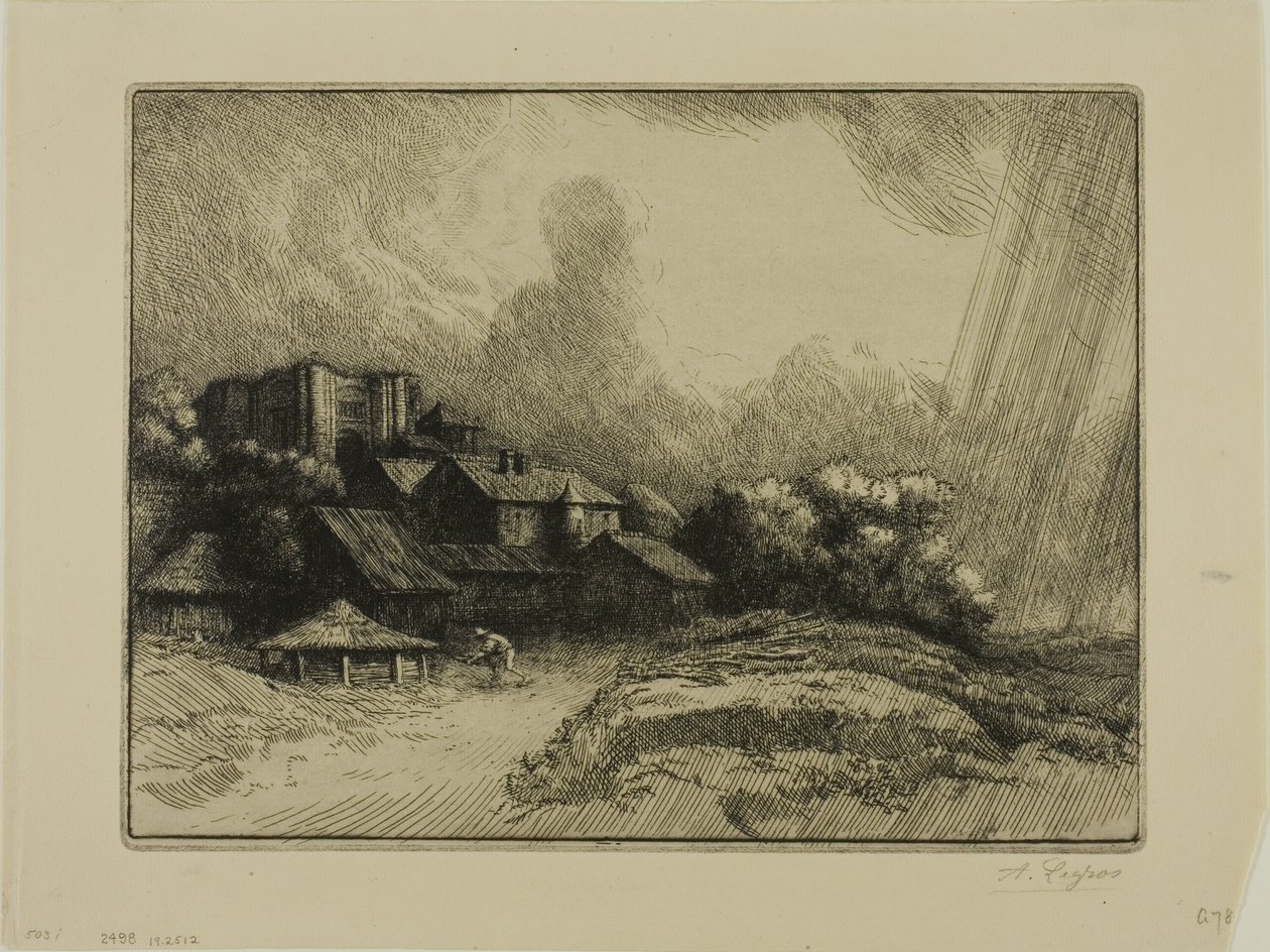 Az Abbey Farm alkotó: Alphonse Legros