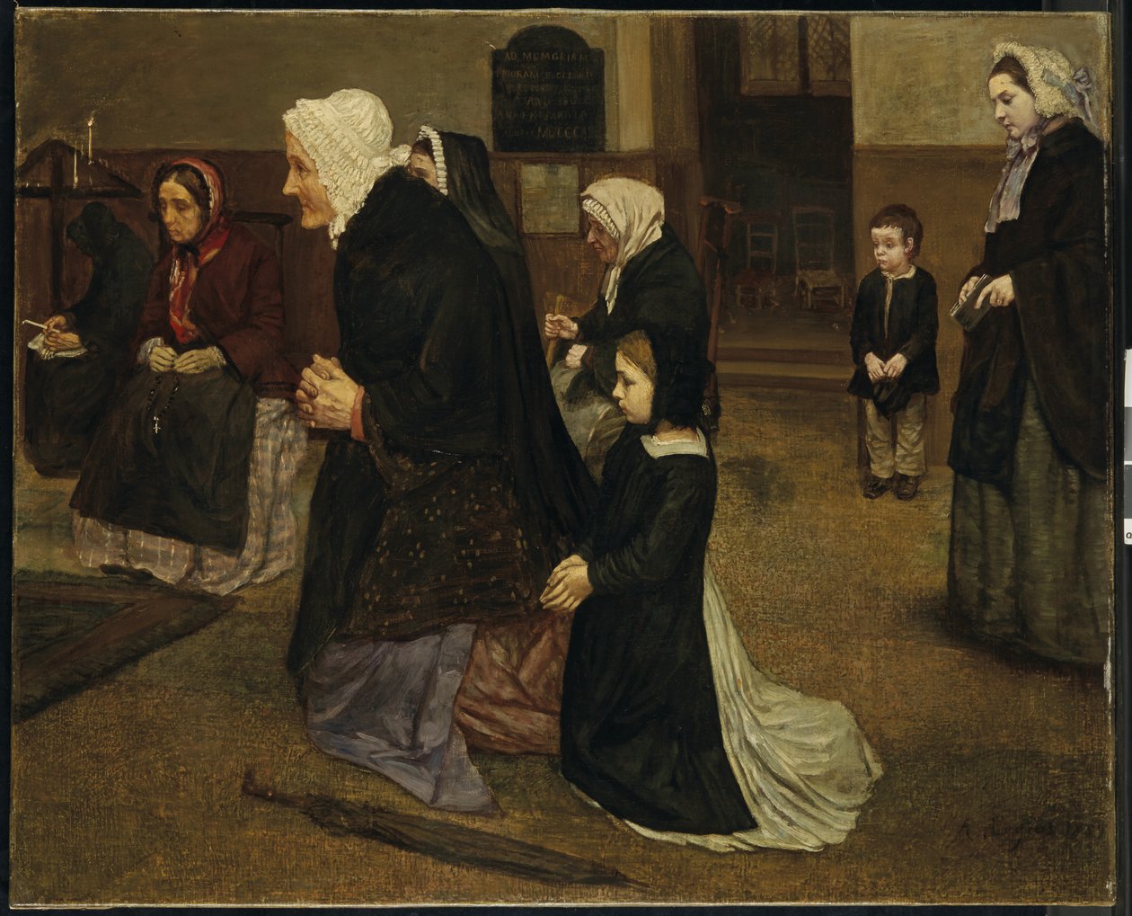 Az Angelus, 1859 alkotó: Alphonse Legros