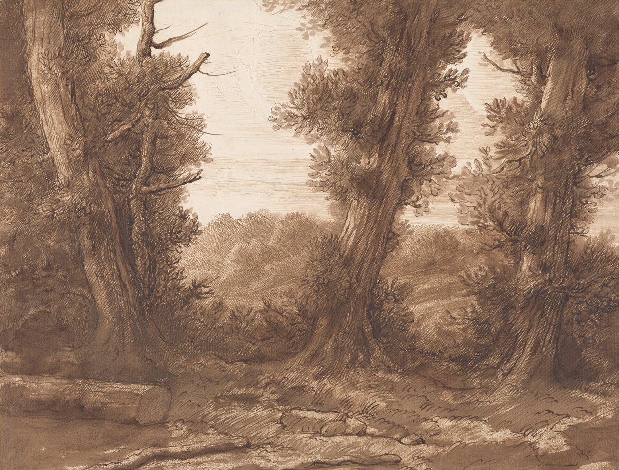A nagy fák. alkotó: Alphonse Legros