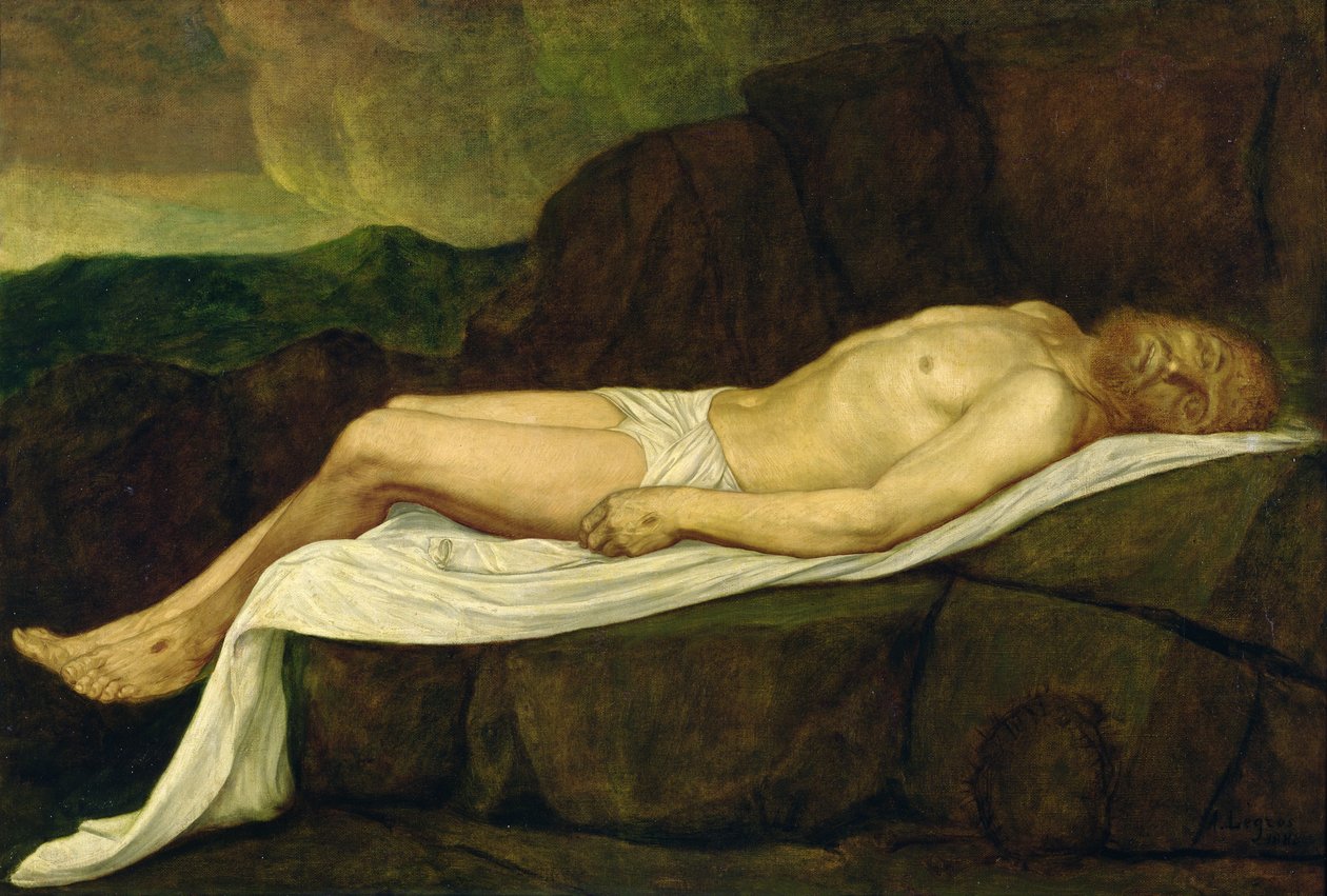 A halott Krisztus, 1888 alkotó: Alphonse Legros
