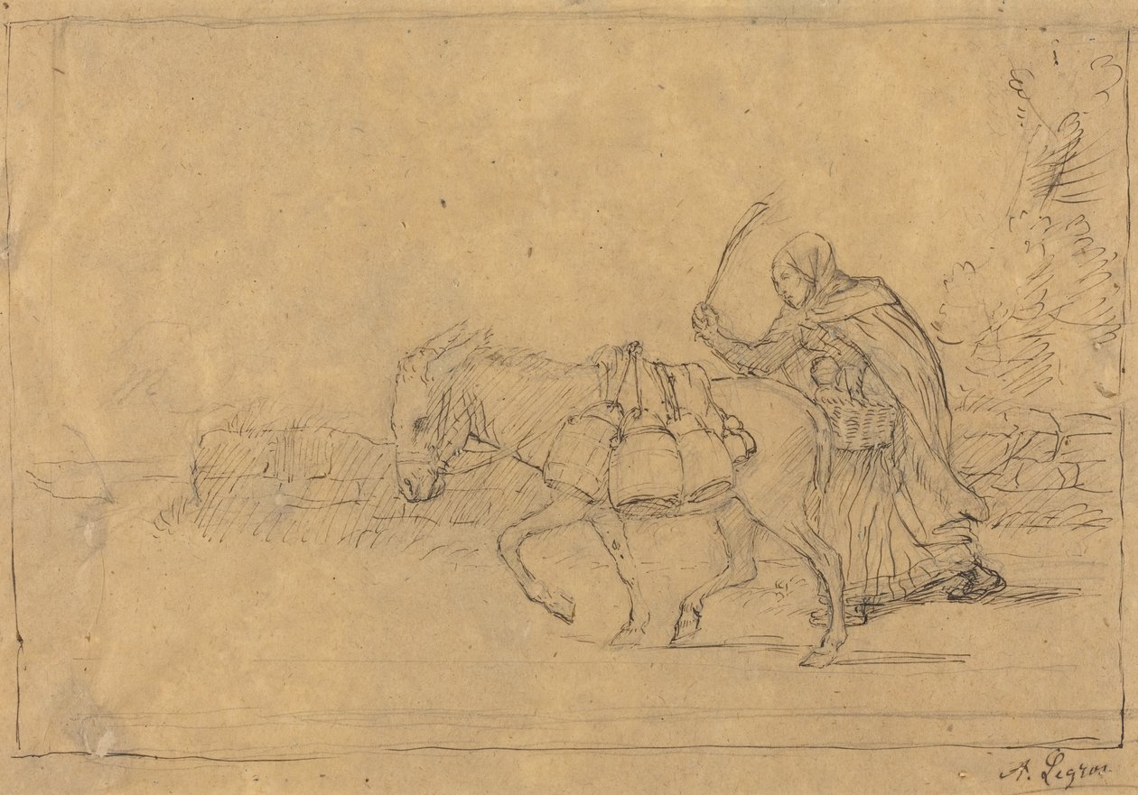 A boulogne-i tejeslány alkotó: Alphonse Legros