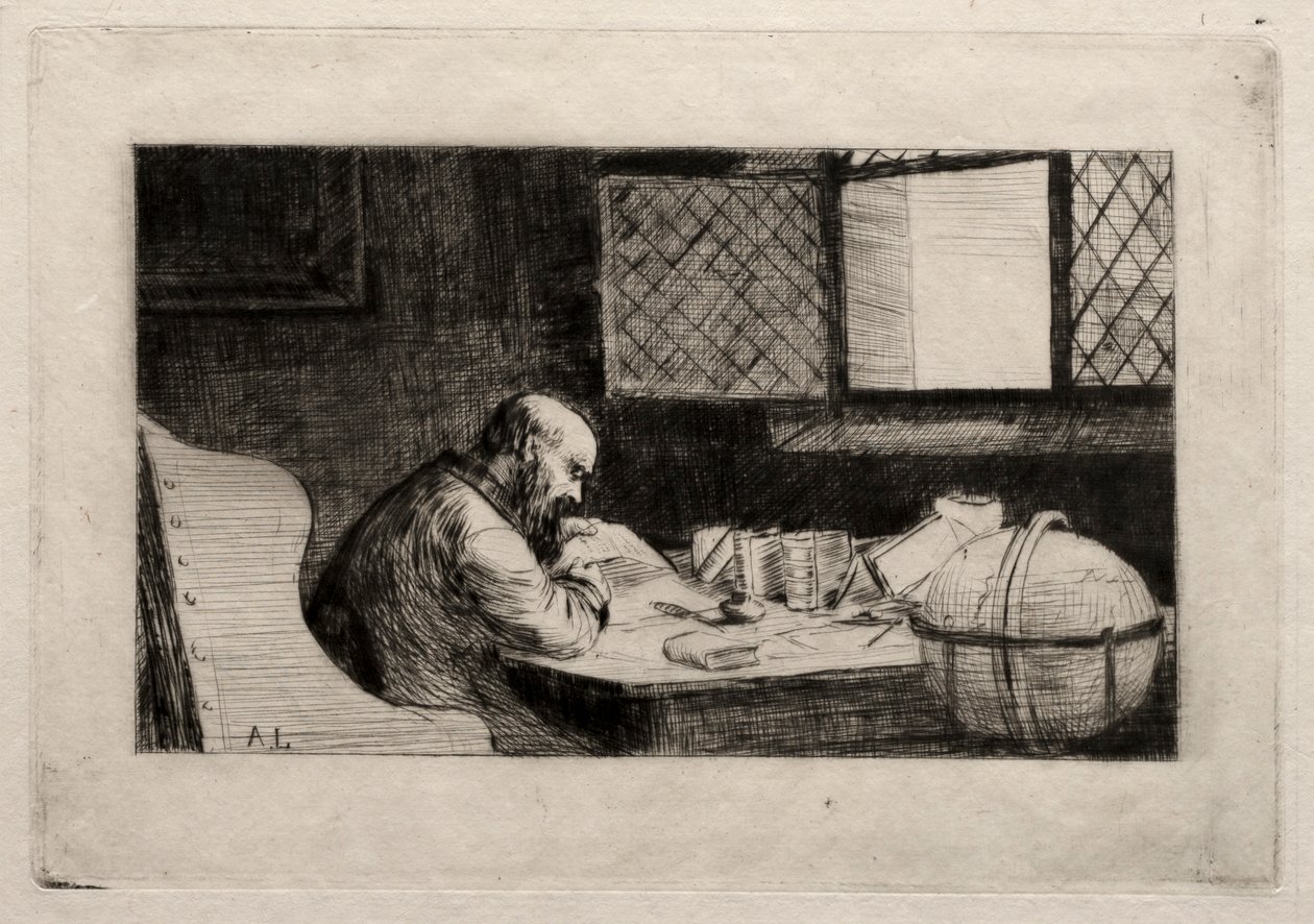 A filozófus. alkotó: Alphonse Legros