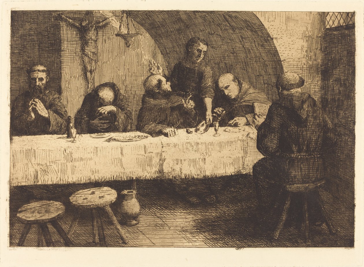Refektórium (Le refectoire) alkotó: Alphonse Legros