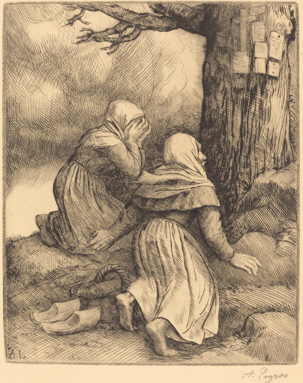 Az üdvösség fája Az üdvösség fája. alkotó: Alphonse Legros