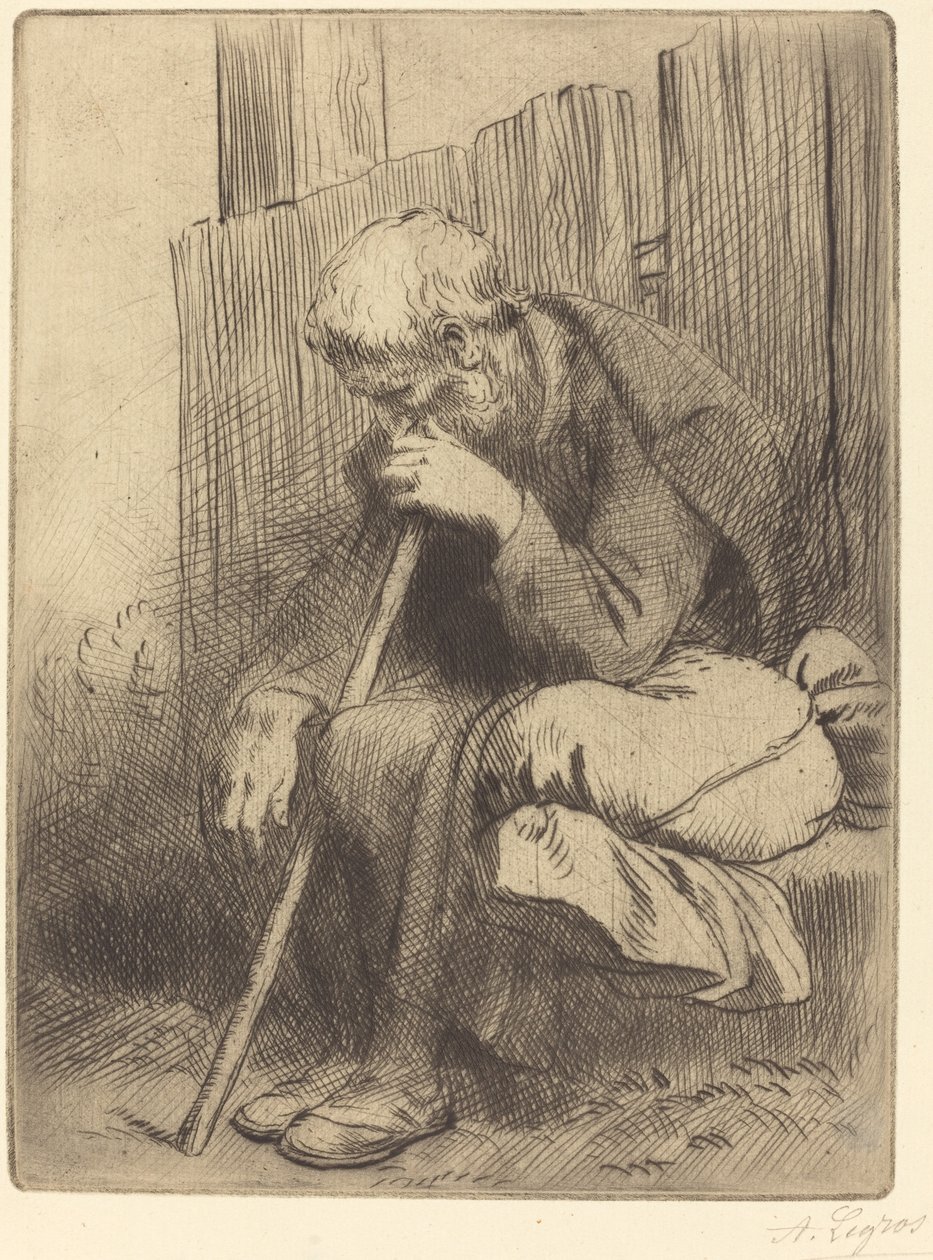 Gondolkodó (A gondolkodó) alkotó: Alphonse Legros