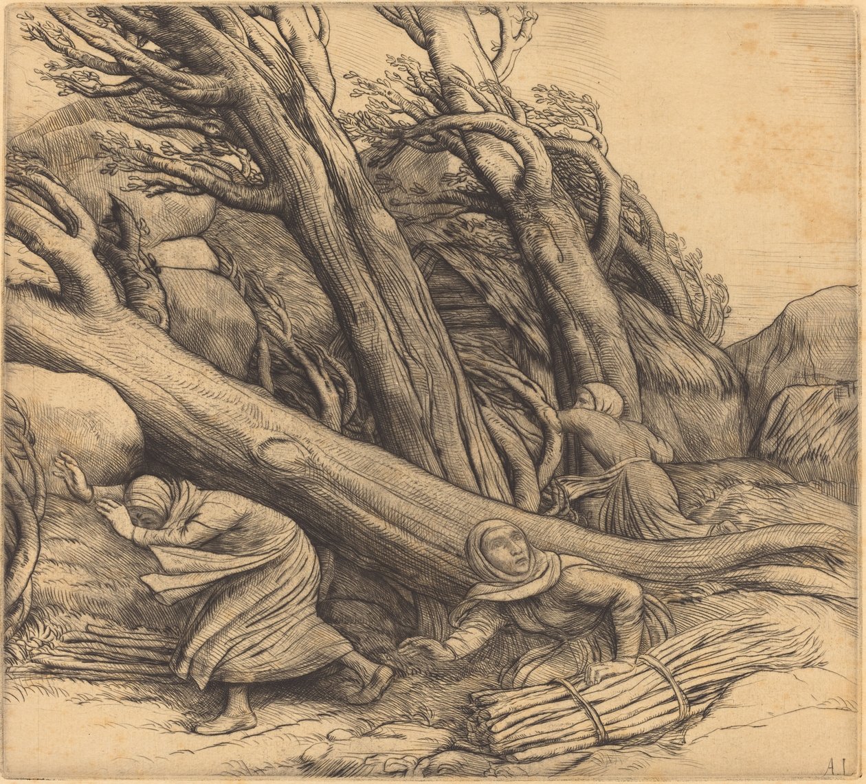 Tornado Le typhon. alkotó: Alphonse Legros