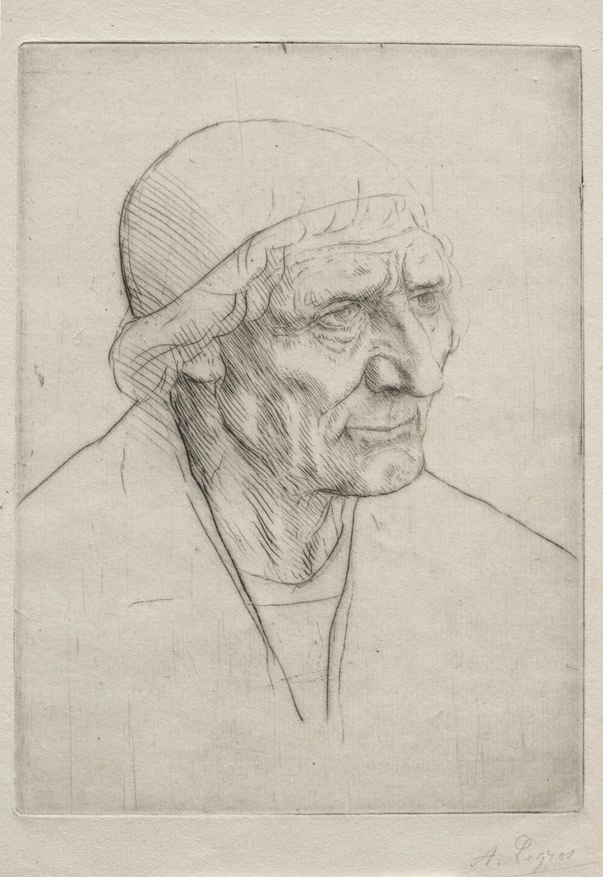 Áldás vezetője. alkotó: Alphonse Legros