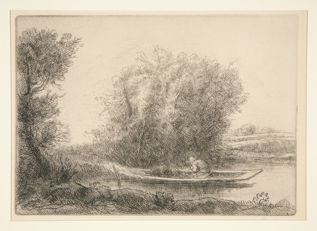 A folyó egyik sarka alkotó: Alphonse Legros