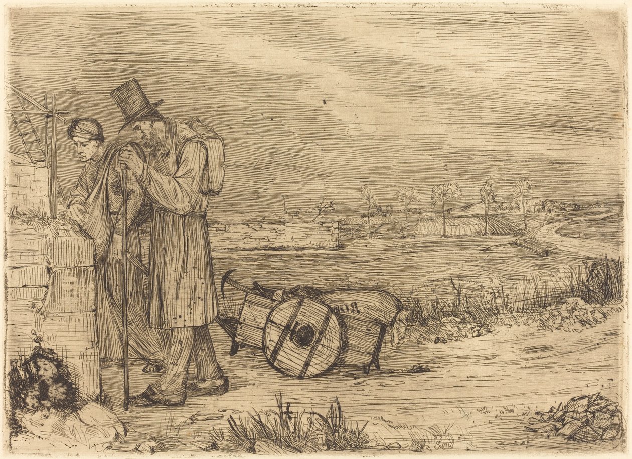 Montrouge csavargói Montrouge csavargói. alkotó: Alphonse Legros