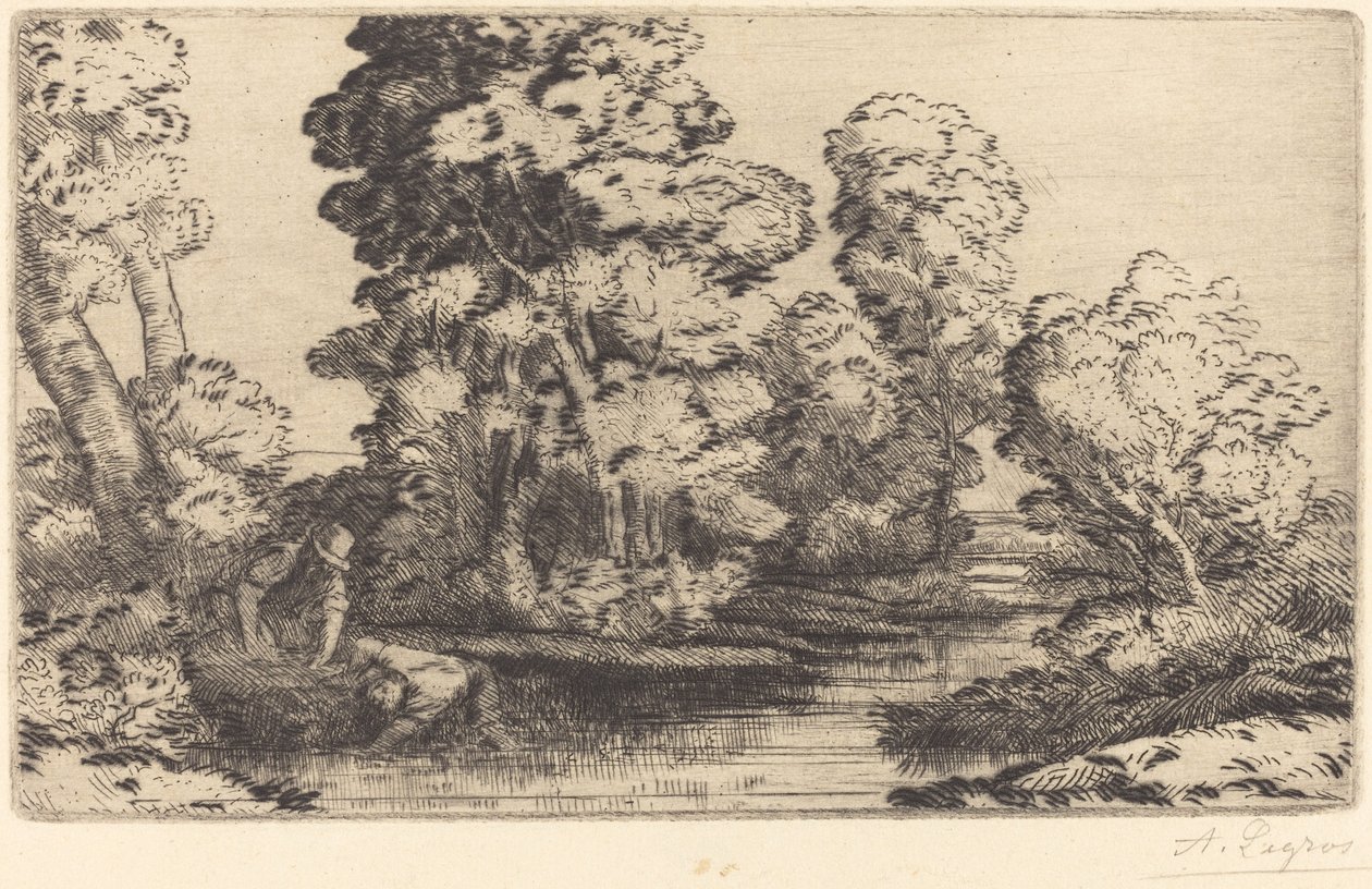 Völgy Burgundiában Egy völgy Burgundiában. alkotó: Alphonse Legros