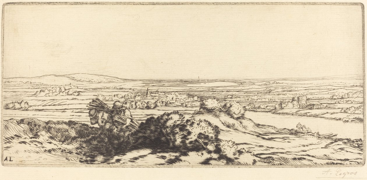 Dűnék völgye (The Valley of the Dunes) alkotó: Alphonse Legros