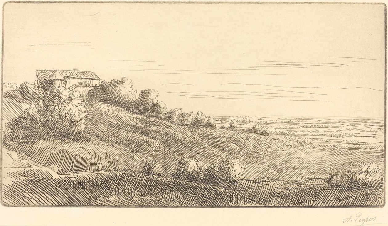 Veronne völgye La vallee de Veronne. alkotó: Alphonse Legros