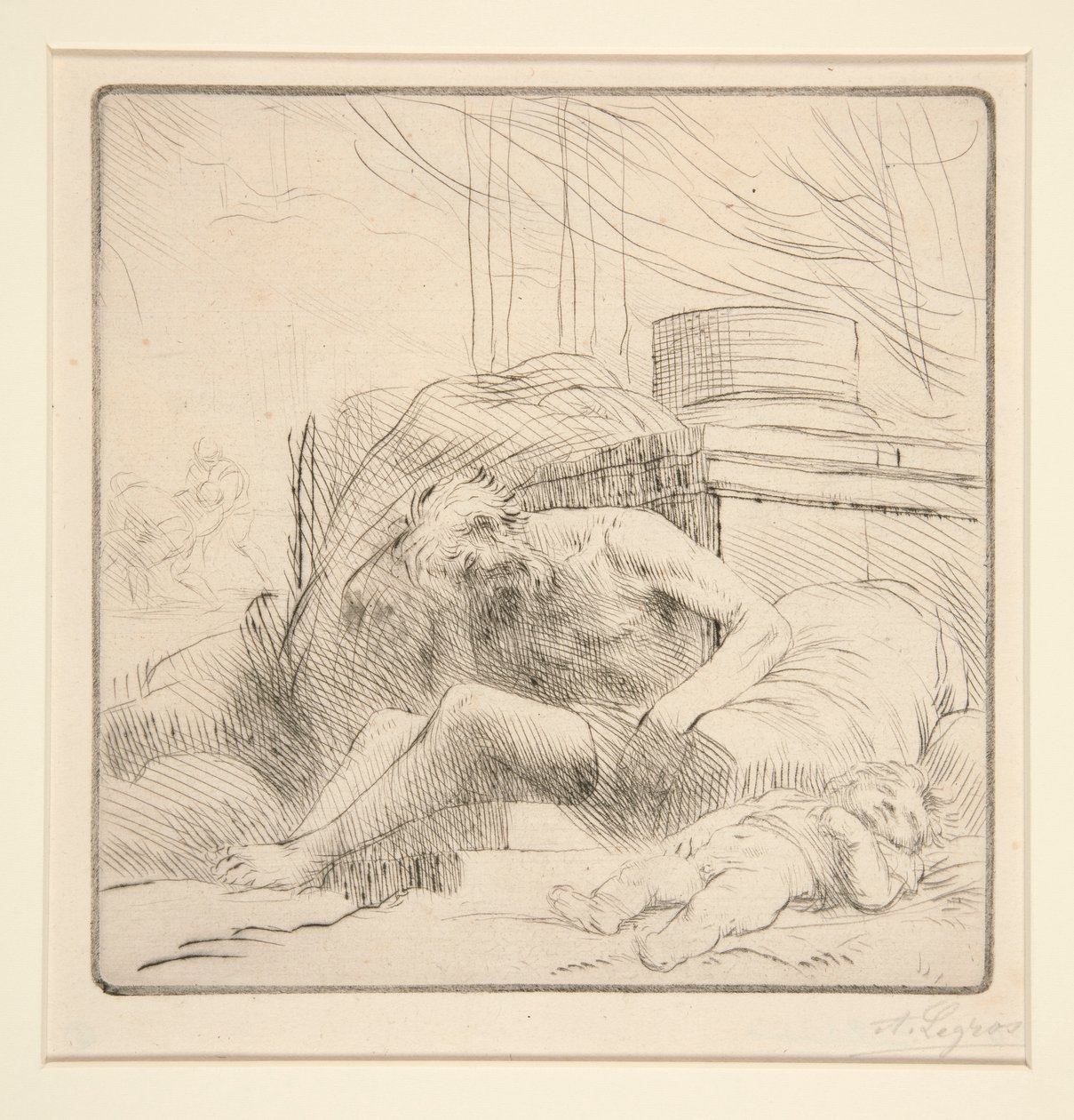 áldozata alkotó: Alphonse Legros