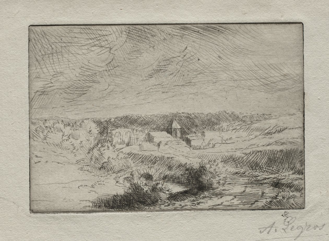 Wimille falu Boulogne közelében alkotó: Alphonse Legros