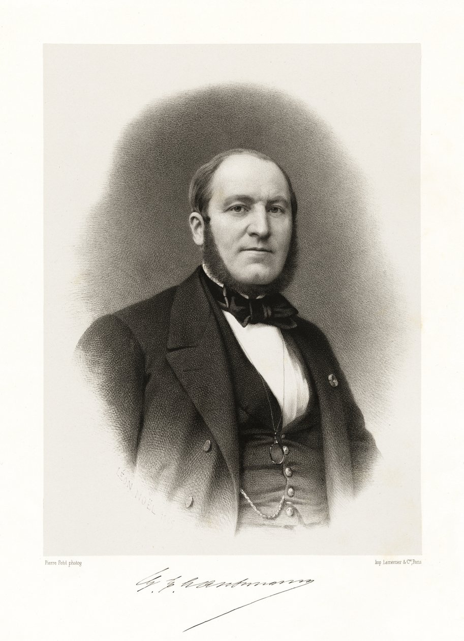 Georges Eugène Haussmann, 1865-66  alkotó: Alphonse Leon Noel