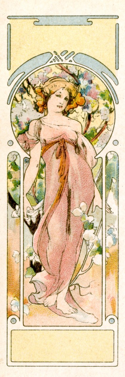 „Ősz”, 1900 alkotó: Alphonse Mucha