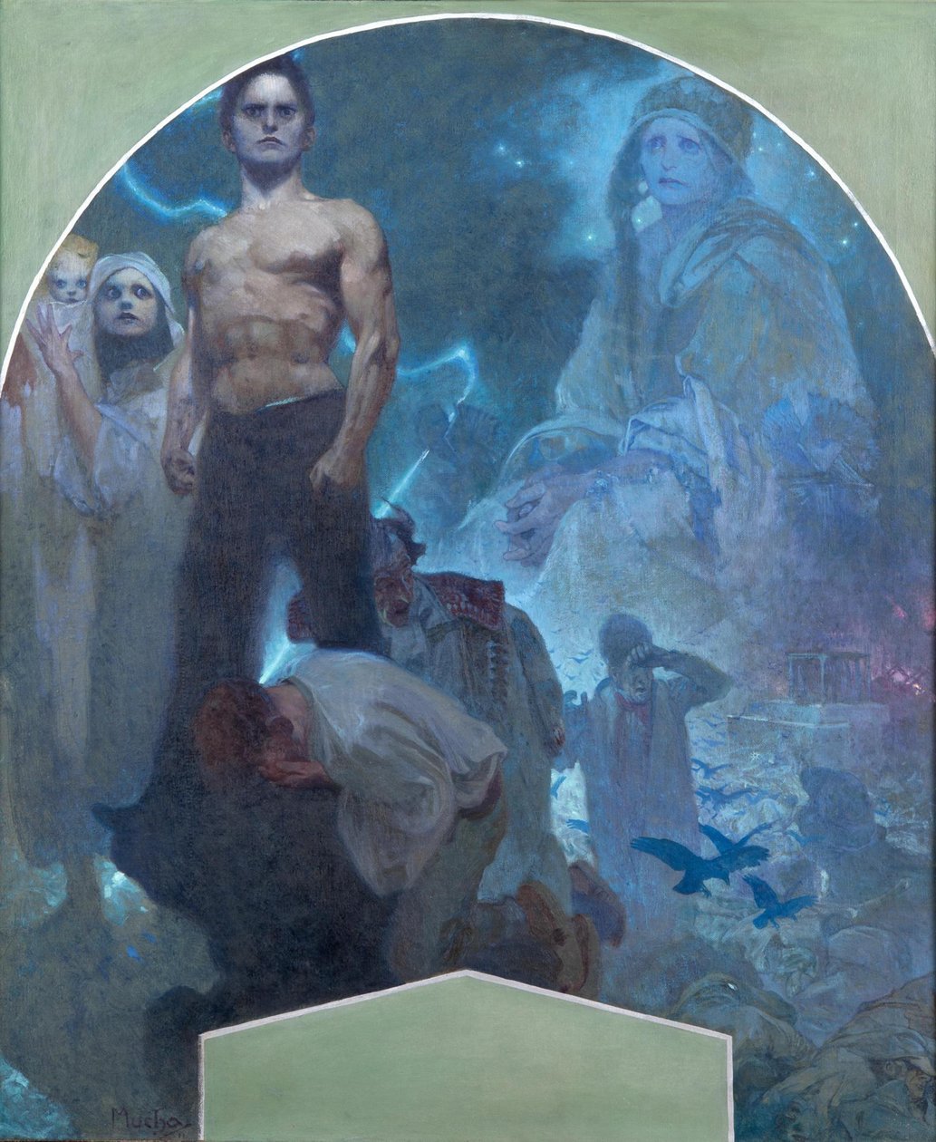Saját erőből II, 1911 alkotó: Alphonse Mucha