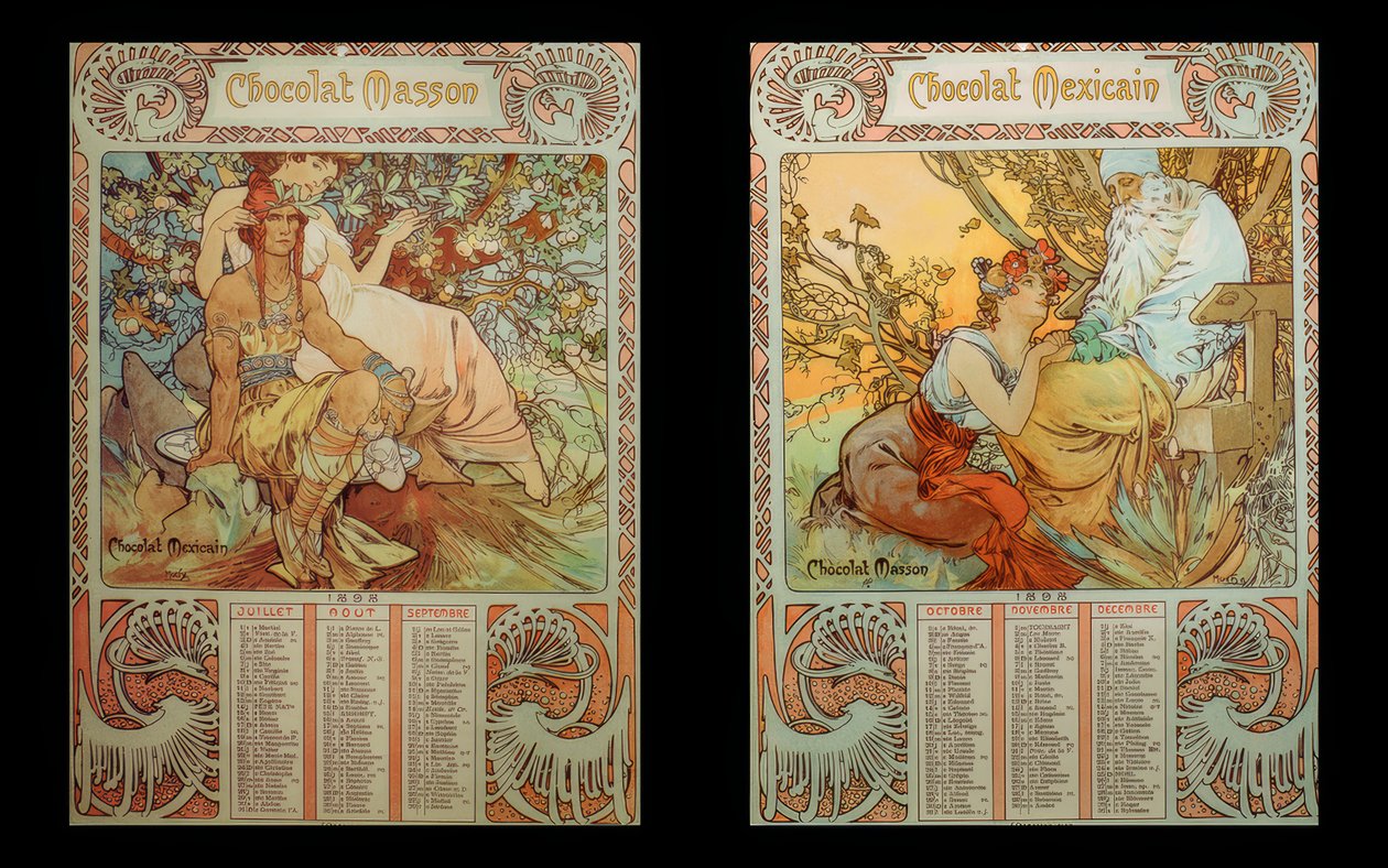 Masson csokoládé alkotó: Alphonse Mucha