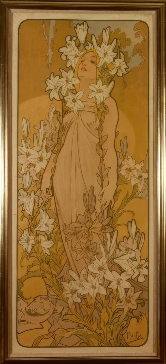 A liliom alkotó: Alphonse Mucha