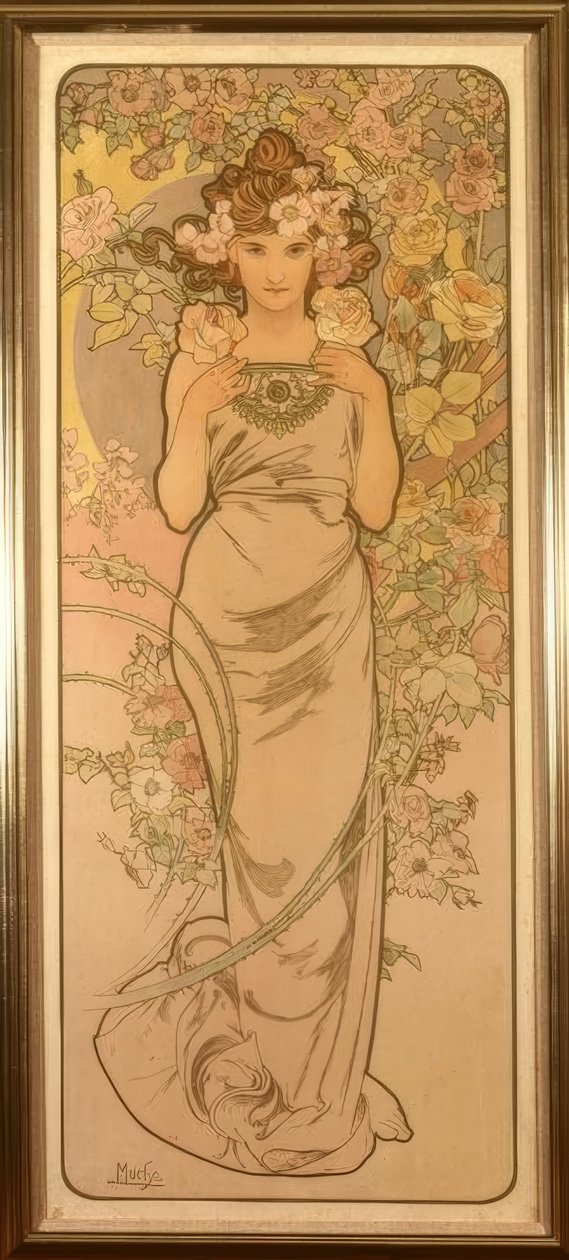 A rózsa alkotó: Alphonse Mucha