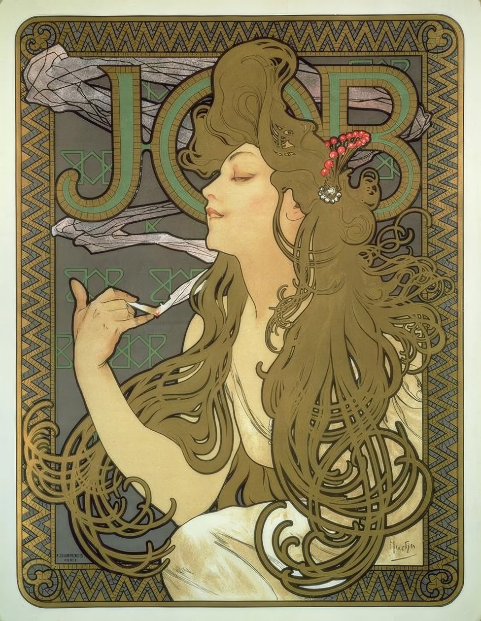 JOB alkotó: Alphonse Mucha