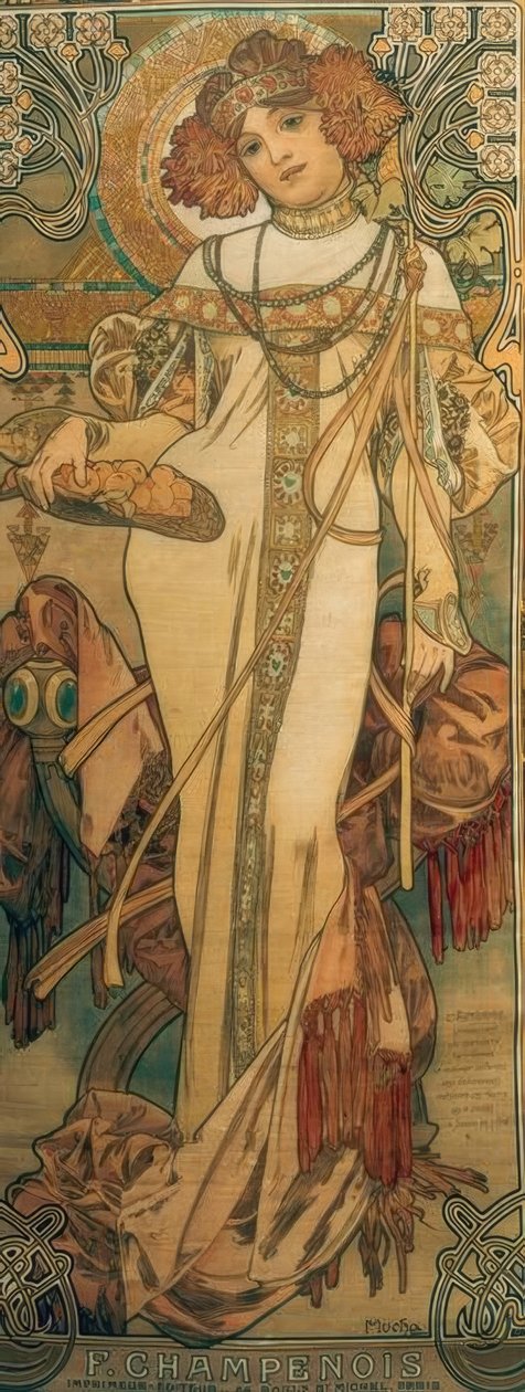 Ősz alkotó: Alphonse Mucha