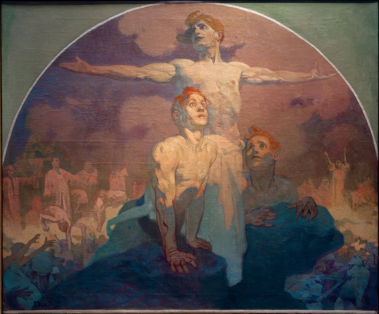 Férfiasság alkotó: Alphonse Mucha