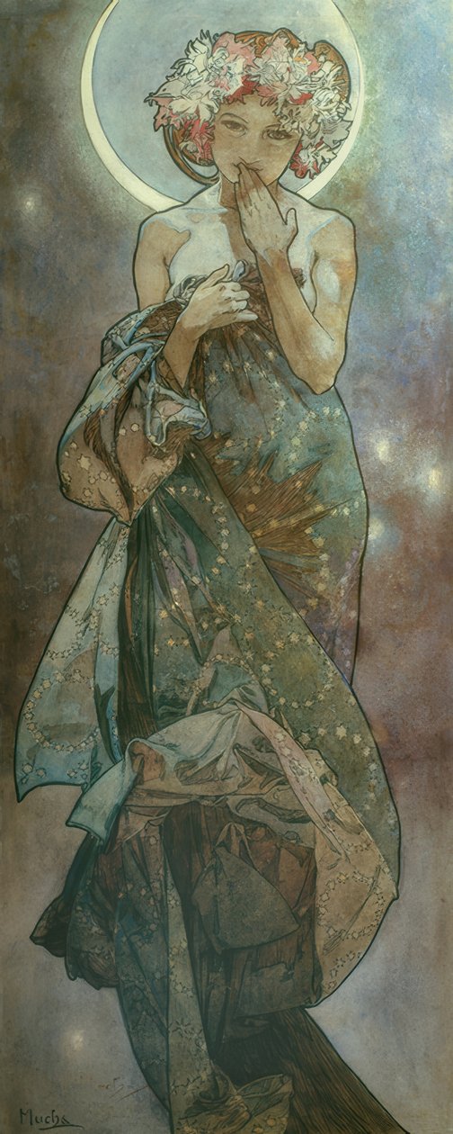Holdfény alkotó: Alphonse Mucha