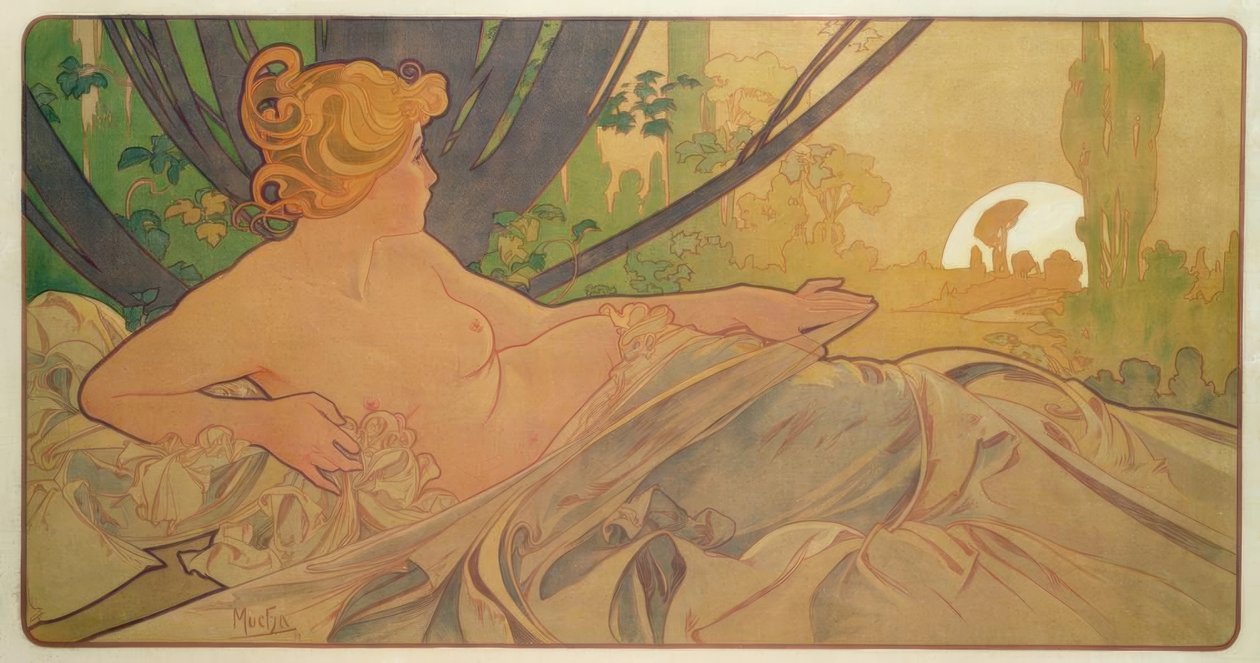 Hajnal alkotó: Alphonse Mucha