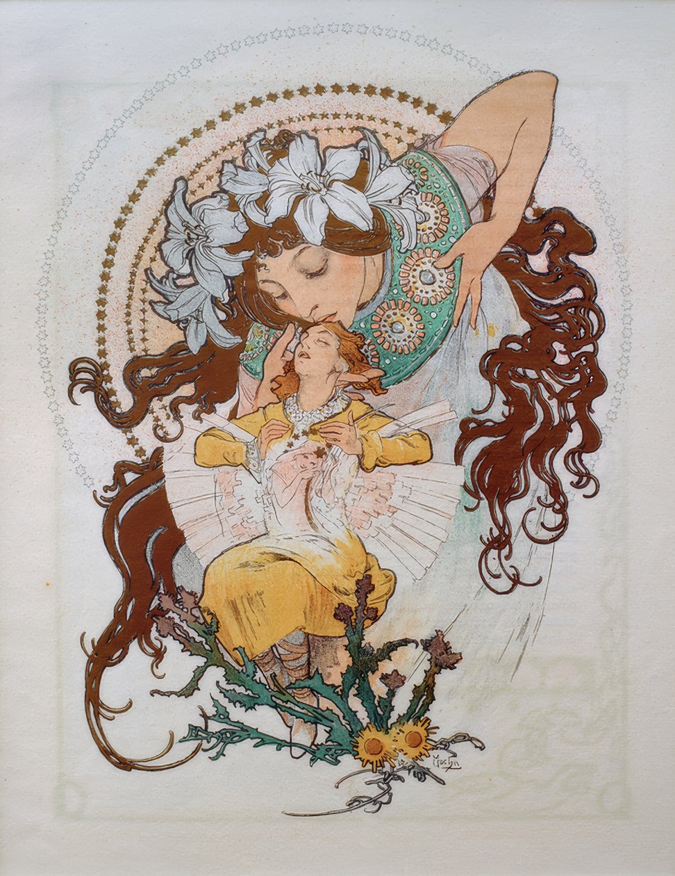 R. de Flers, Ilsee / Ill. kontra Mucha alkotó: Alphonse Mucha