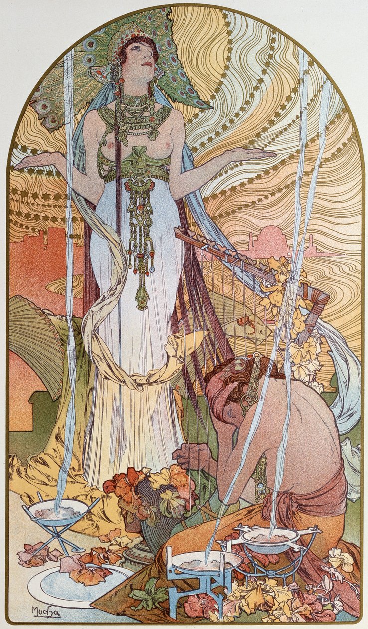 Salambo, 1897. alkotó: Alphonse Mucha