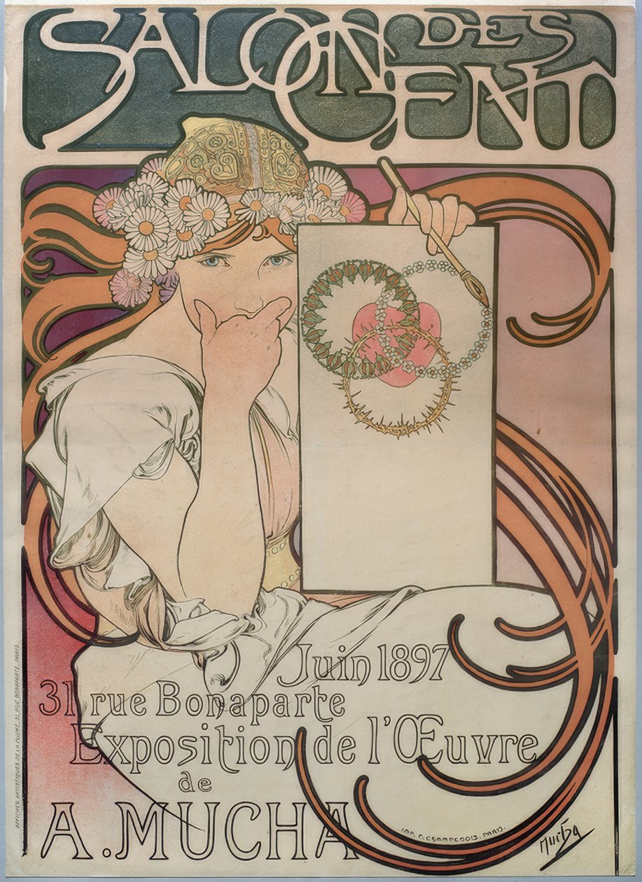 Salon des Cent alkotó: Alphonse Mucha
