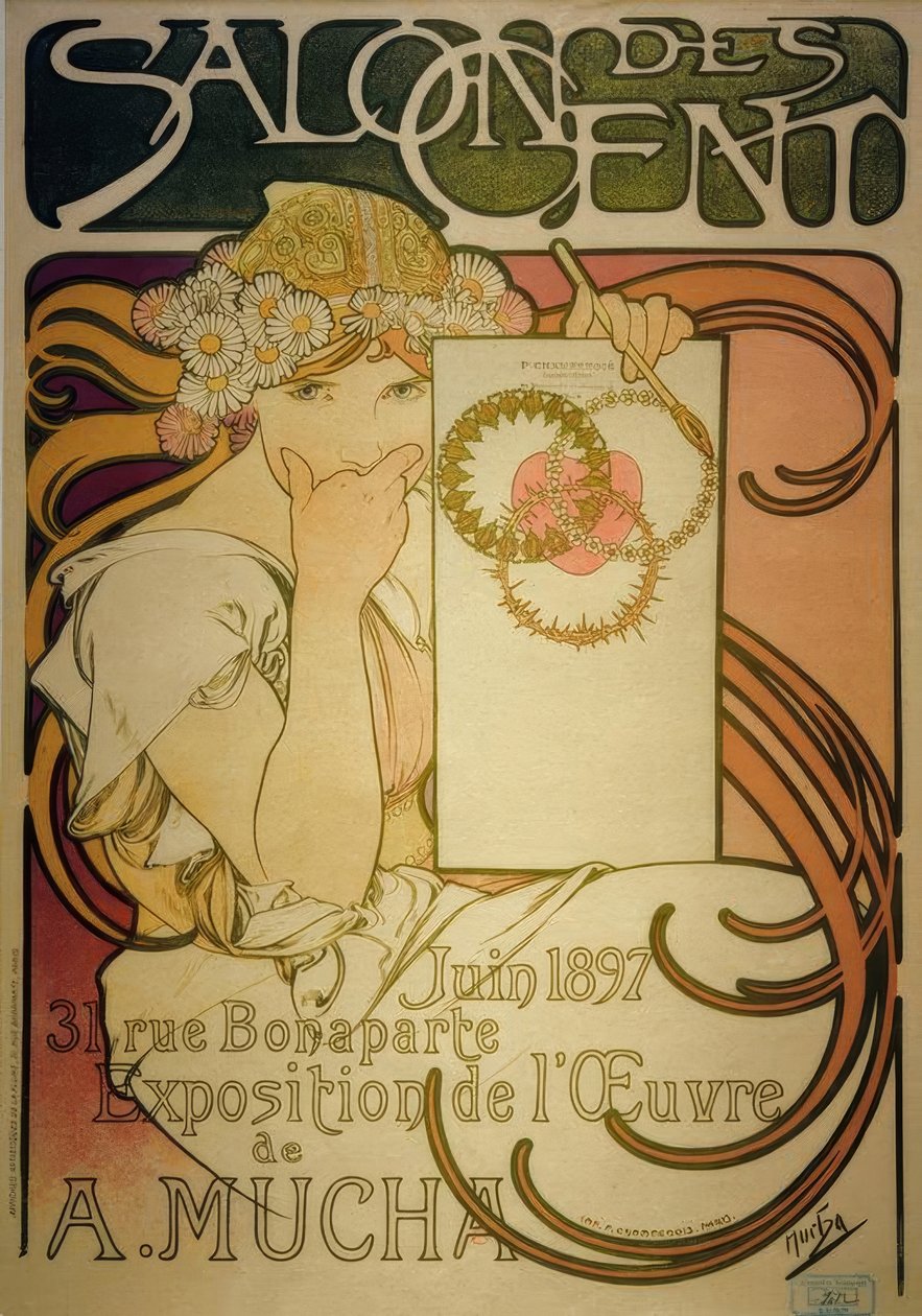 Salon des Cent alkotó: Alphonse Mucha