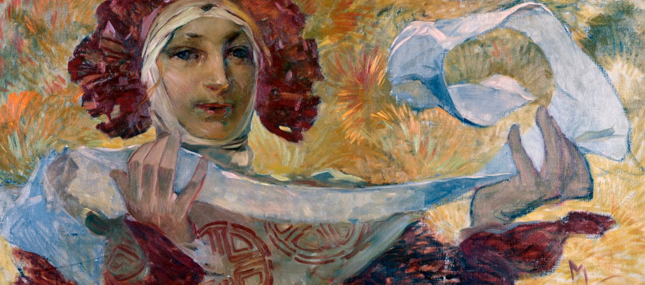 Cím nélkül, 1880-1930 alkotó: Alphonse Mucha