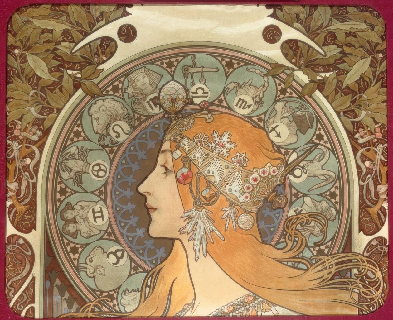 Állatöv alkotó: Alphonse Mucha